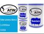 Preview: Mercedes-Benz, Lichtblau, 5358: 500ml Lackdose + 500ml Klarlack + 250ml Härter - Set, von ATW Autoteile West.