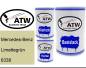 Preview: Mercedes-Benz, Limettegrün, 6338: 500ml Lackdose + 500ml Klarlack + 250ml Härter - Set, von ATW Autoteile West.
