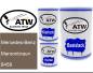 Preview: Mercedes-Benz, Maroonbraun, 8459: 500ml Lackdose + 500ml Klarlack + 250ml Härter - Set, von ATW Autoteile West.