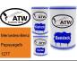 Preview: Mercedes-Benz, Papayagelb, 1277: 500ml Lackdose + 500ml Klarlack + 250ml Härter - Set, von ATW Autoteile West.