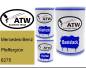 Preview: Mercedes-Benz, Pfeffergrün, 6275: 500ml Lackdose + 500ml Klarlack + 250ml Härter - Set, von ATW Autoteile West.