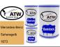 Preview: Mercedes-Benz, Saharagelb, 1673: 500ml Lackdose + 500ml Klarlack + 250ml Härter - Set, von ATW Autoteile West.