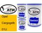 Preview: Opel, Cargogelb, 01U: 500ml Lackdose + 500ml Klarlack + 250ml Härter - Set, von ATW Autoteile West.