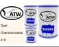 Preview: Opel, Chamonixweiss, 415: 500ml Lackdose + 500ml Klarlack + 250ml Härter - Set, von ATW Autoteile West.