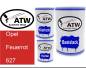 Preview: Opel, Feuerrot, 627: 500ml Lackdose + 500ml Klarlack + 250ml Härter - Set, von ATW Autoteile West.