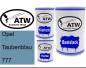 Preview: Opel, Taubenblau, 777: 500ml Lackdose + 500ml Klarlack + 250ml Härter - Set, von ATW Autoteile West.