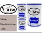 Preview: Skoda, Mondsteinbeige, 1255: 500ml Lackdose + 500ml Klarlack + 250ml Härter - Set, von ATW Autoteile West.