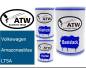 Preview: Volkswagen, Amazonasblau, LT5A: 500ml Lackdose + 500ml Klarlack + 250ml Härter - Set, von ATW Autoteile West.