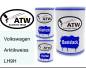 Preview: Volkswagen, Arktikweiss, LH9H: 500ml Lackdose + 500ml Klarlack + 250ml Härter - Set, von ATW Autoteile West.