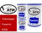 Preview: Volkswagen, Feuerrot, R300: 500ml Lackdose + 500ml Klarlack + 250ml Härter - Set, von ATW Autoteile West.