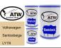 Preview: Volkswagen, Santosbeige, LY1N: 500ml Lackdose + 500ml Klarlack + 250ml Härter - Set, von ATW Autoteile West.