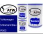 Preview: Volkswagen, Ultramarinblau, R502: 500ml Lackdose + 500ml Klarlack + 250ml Härter - Set, von ATW Autoteile West.