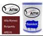 Preview: Alfa-Romeo, Burgundy, AR516: 500ml Lackdose, von ATW Autoteile West.