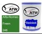 Preview: Alfa-Romeo, Freen, 246: 500ml Lackdose, von ATW Autoteile West.