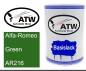 Preview: Alfa-Romeo, Green, AR216: 500ml Lackdose, von ATW Autoteile West.