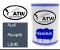 Preview: Audi, Aluoptik, L3HB: 500ml Lackdose, von ATW Autoteile West.