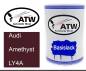 Preview: Audi, Amethyst, LY4A: 500ml Lackdose, von ATW Autoteile West.