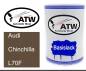 Preview: Audi, Chinchilla, L70F: 500ml Lackdose, von ATW Autoteile West.