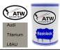 Preview: Audi, Titanium, L8AU: 500ml Lackdose, von ATW Autoteile West.