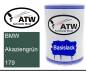 Preview: BMW, Akaziengrün, 179: 500ml Lackdose, von ATW Autoteile West.