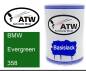 Preview: BMW, Evergreen, 358: 500ml Lackdose, von ATW Autoteile West.