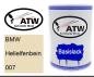 Preview: BMW, Hellelfenbein, 007: 500ml Lackdose, von ATW Autoteile West.