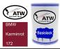 Preview: BMW, Karminrot, 172: 500ml Lackdose, von ATW Autoteile West.