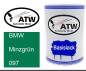 Preview: BMW, Minzgrün, 097: 500ml Lackdose, von ATW Autoteile West.