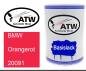 Preview: BMW, Orangerot, 20091: 500ml Lackdose, von ATW Autoteile West.