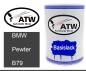 Preview: BMW, Pewter, B79: 500ml Lackdose, von ATW Autoteile West.