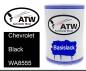 Preview: Chevrolet, Black, WA8555: 500ml Lackdose, von ATW Autoteile West.