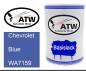 Preview: Chevrolet, Blue, WA7159: 500ml Lackdose, von ATW Autoteile West.