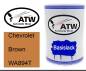 Preview: Chevrolet, Brown, WA894T: 500ml Lackdose, von ATW Autoteile West.