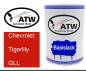 Preview: Chevrolet, Tigerlily, GLL: 500ml Lackdose, von ATW Autoteile West.