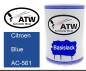 Preview: Citroen, Blue, AC-561: 500ml Lackdose, von ATW Autoteile West.