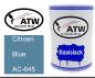 Preview: Citroen, Blue, AC-645: 500ml Lackdose, von ATW Autoteile West.