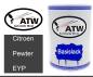 Preview: Citroen, Pewter, EYP: 500ml Lackdose, von ATW Autoteile West.