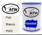 Preview: Fiat, Bianco, PW3: 500ml Lackdose, von ATW Autoteile West.