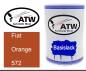 Preview: Fiat, Orange, 572: 500ml Lackdose, von ATW Autoteile West.