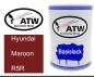 Preview: Hyundai, Maroon, R5R: 500ml Lackdose, von ATW Autoteile West.