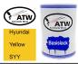 Preview: Hyundai, Yellow, SYY: 500ml Lackdose, von ATW Autoteile West.