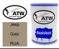 Preview: Jeep, Gobi, RUA: 500ml Lackdose, von ATW Autoteile West.