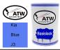 Preview: Kia, Blue, J3: 500ml Lackdose, von ATW Autoteile West.