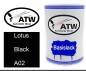 Preview: Lotus, Black, A02: 500ml Lackdose, von ATW Autoteile West.