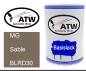 Preview: MG, Sable, BLRD30: 500ml Lackdose, von ATW Autoteile West.