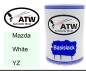 Preview: Mazda, White, YZ: 500ml Lackdose, von ATW Autoteile West.