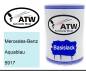 Preview: Mercedes-Benz, Aquablau, 5917: 500ml Lackdose, von ATW Autoteile West.