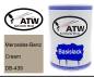 Preview: Mercedes-Benz, Cream, DB-439: 500ml Lackdose, von ATW Autoteile West.