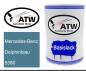 Preview: Mercedes-Benz, Delphinblau, 5380: 500ml Lackdose, von ATW Autoteile West.