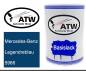 Preview: Mercedes-Benz, Legendreblau, 5966: 500ml Lackdose, von ATW Autoteile West.